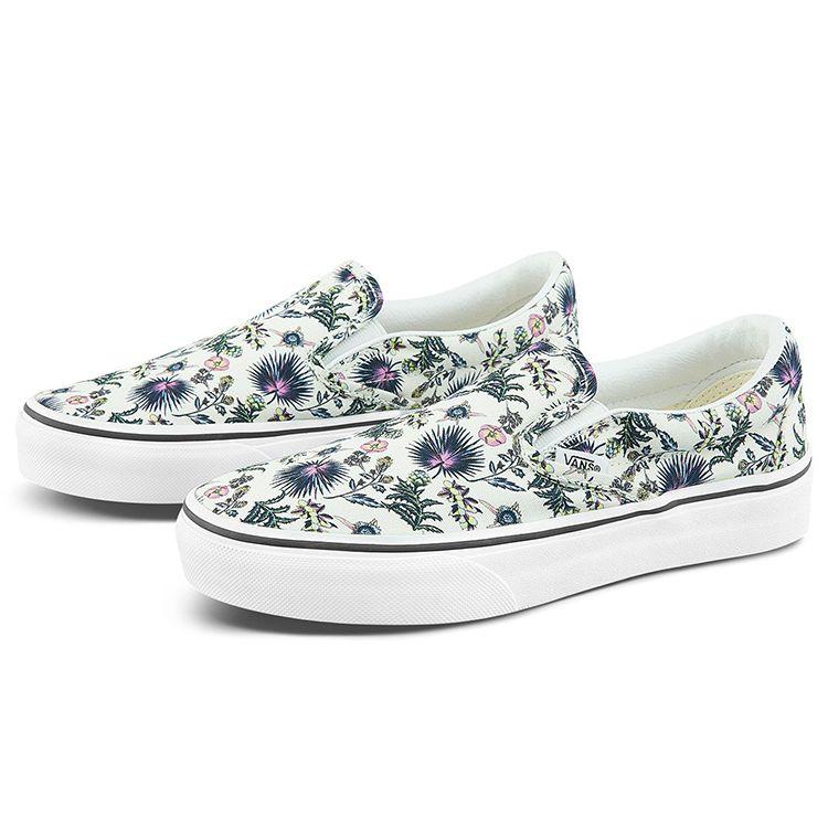 Vans Classic Slip-On Retro Low-Top Casual Skate Shoes Unisex Sneakers White Multicolor VN0A33TB30R