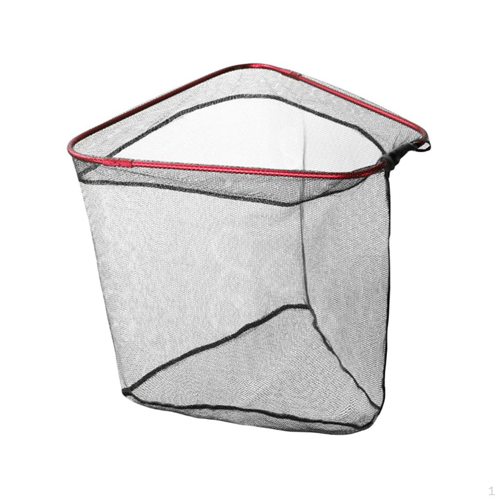 Aluminum Alloy Collapsible Fishing Landing Net No Handle for Steelhead Catfish Bass Releasing