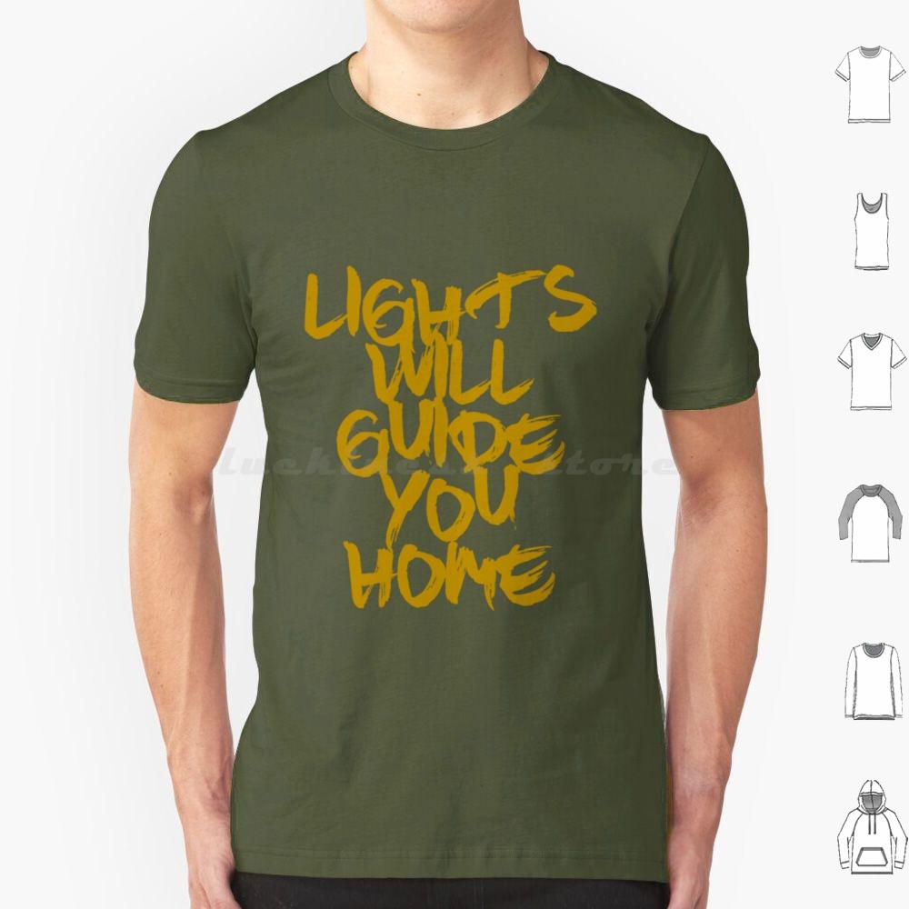 Lights Will Guide You Home T Shirt Big Size 100 Cotton Chris Music Music Of The Spheres Band Song