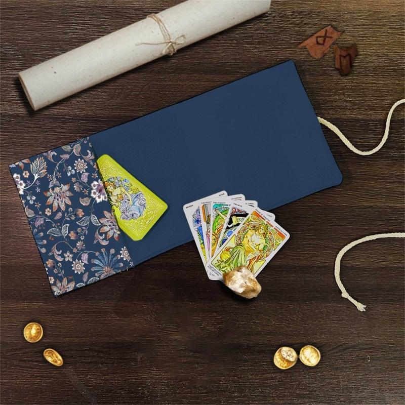 Multipurpose Rolls Up Bag Game Card Organizers Board Game Cards Bag Foldable Gifts Packaging Pouches Tarots Storage Bag