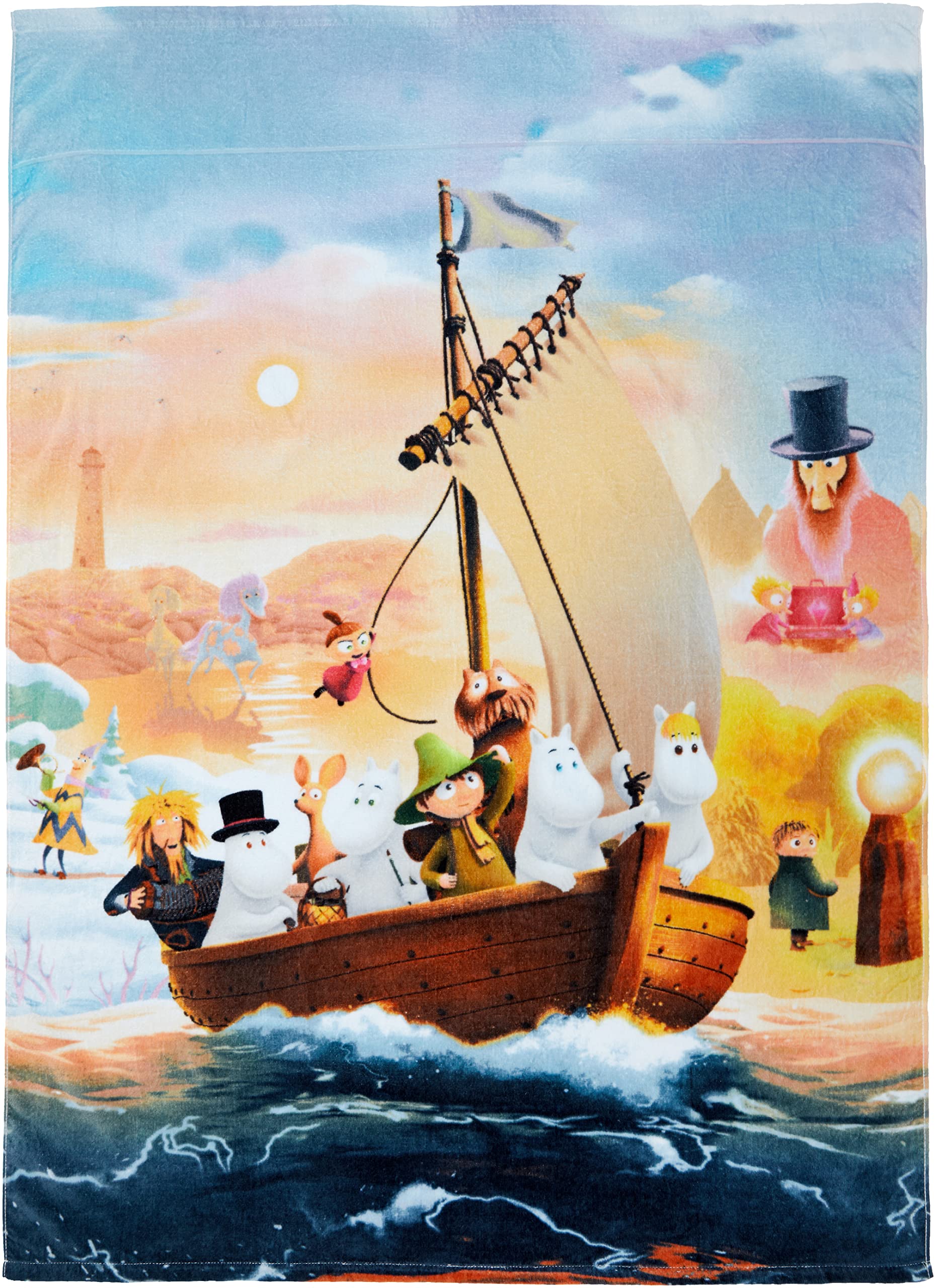 

Marushin Муми-тролль Плед-полотенце для 85 x 115 1505010500 Детский, Прибл.. см, Отправление, Синий,