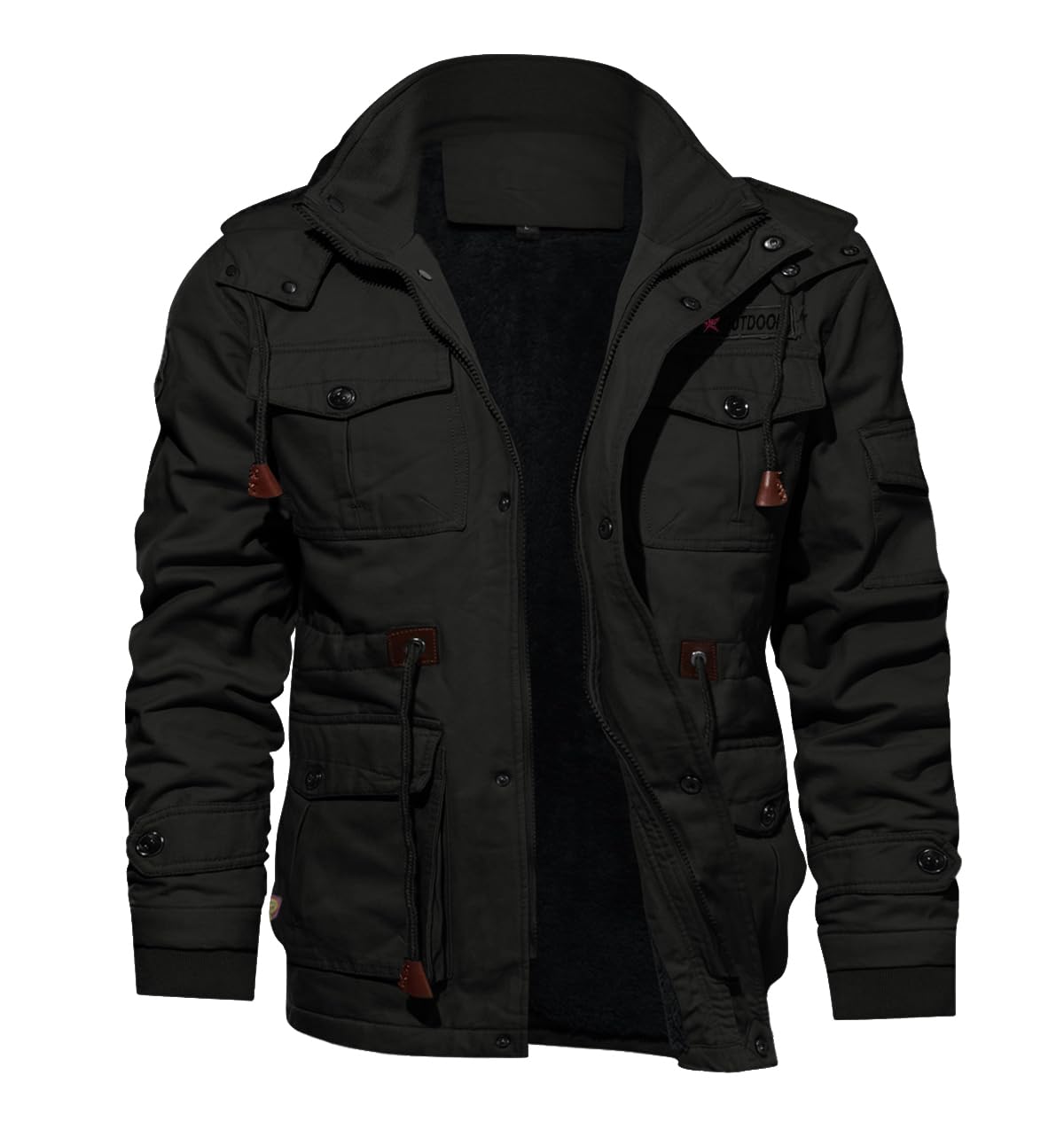 

Work Cargo Brushed Large Motorcycle American Windproof Gray JP L [KEFITEVD] Jacket, Men s Wear, Jacket, Military, Lining, Rider s Jacket, Size,