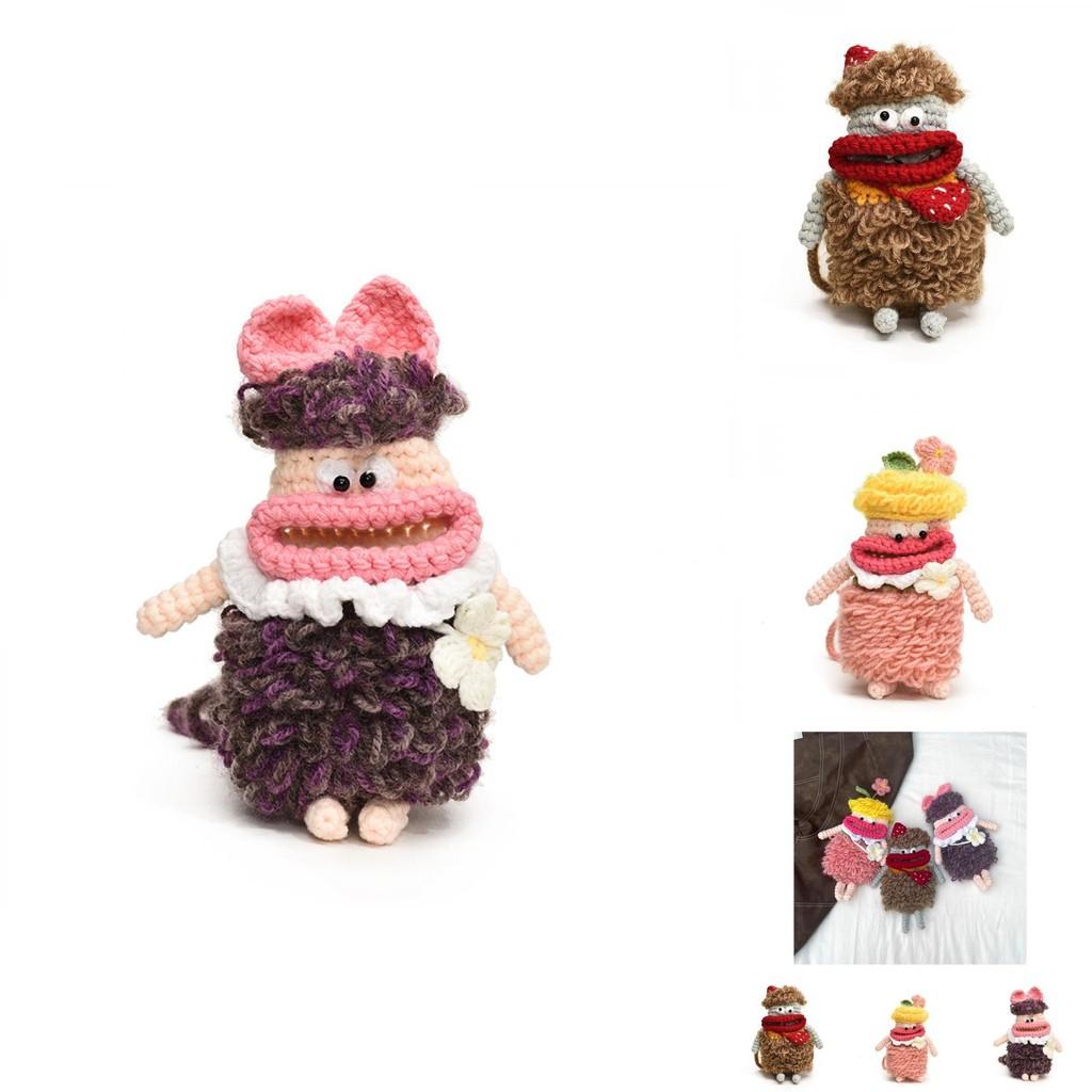 Cute And Funny Handcrafted Crochet Crossbody Bag For Children With Airy Material