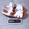 22 summer new sandals large size Roman sandals cross strap flat sandals