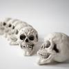 10 Pcs Halloween Decors Realistic Looking Skulls Gothic Style Human Skeleton Head Decorations For Haunted House Party Holiday