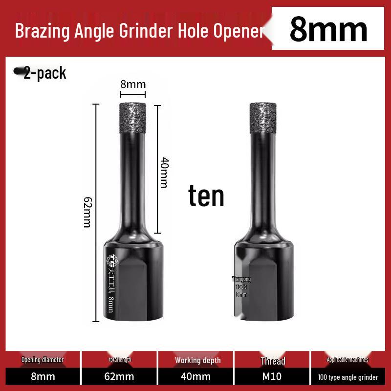 Tiangong Multi-Material Dry Drill Bit for Angle Grinders (Tile, Marble, Glass)