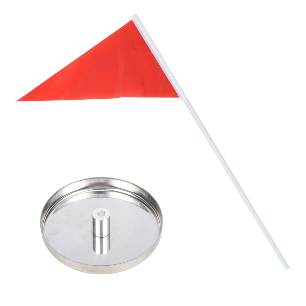 Golf Putting Practice Set with Stainless Steel Cup Base and Flagpole with Triangular Flag for Indoor and Outdoor Training Access 5