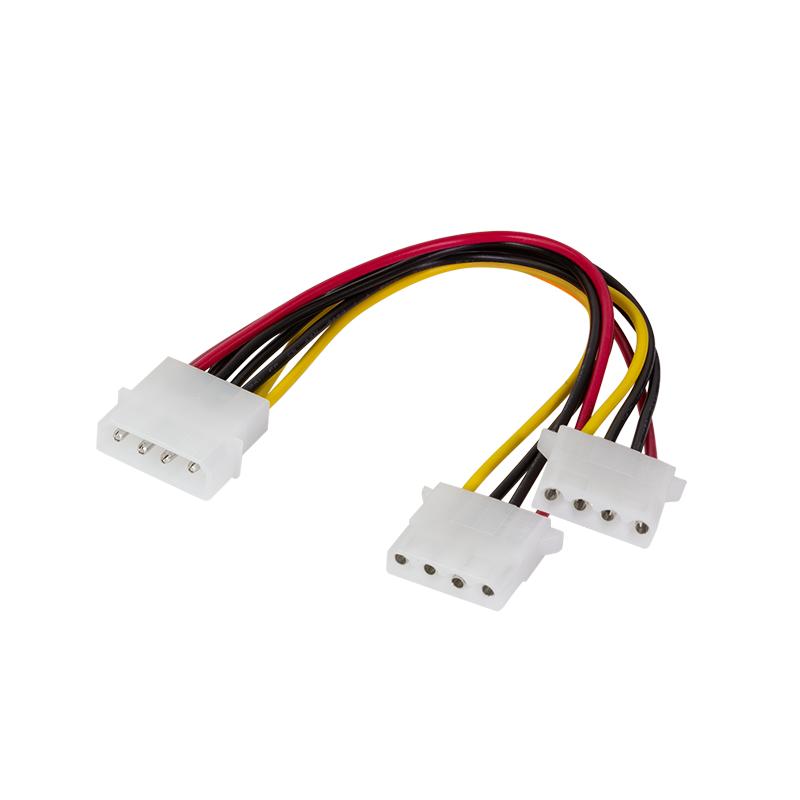 LogiLink CP001- Power Cable Internal, Internal 5.25" M - 2x5.25" F 0.20 M