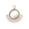 DKD Home Decor-Wall Mirror DKD Home Decor Crystal Brown Rattan (68x2x68cm)