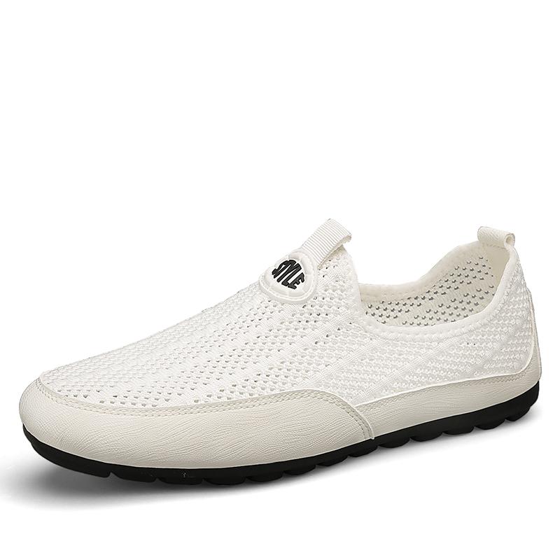 

Мужская модная дышащая обувь крупной вязки для спорта и отдыха большого размера One Kick Off 42 белый