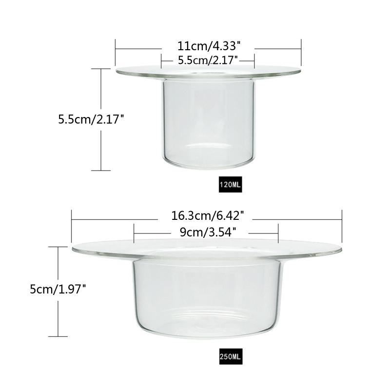 Glasschalen für Salat, Tassen, transparente Eisbecher, Dessertschalen, Obstsalatschalen für DIY-Eis, Dropshipping