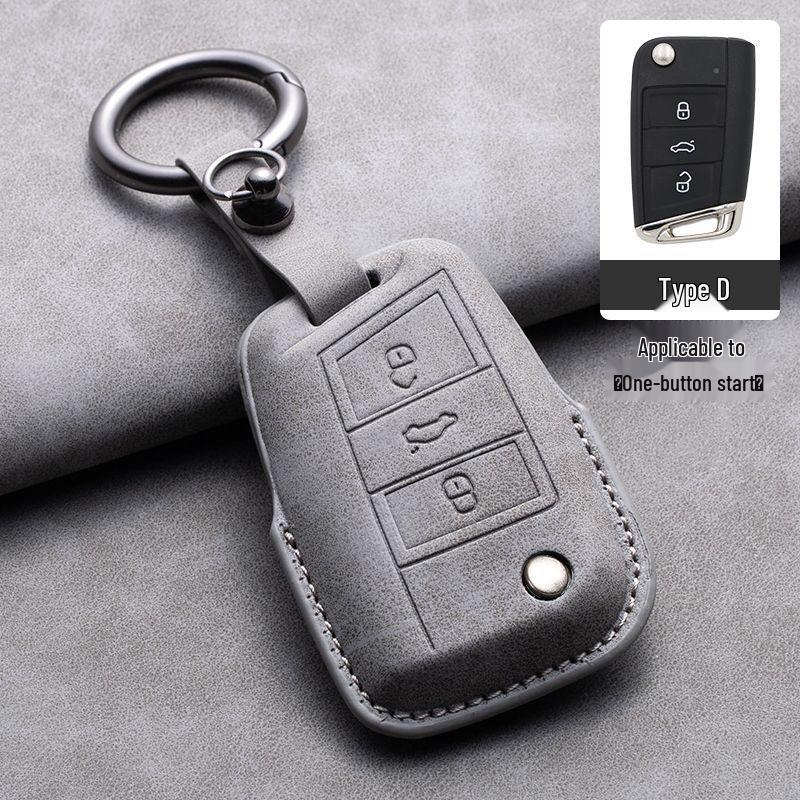 Volkswagen Key Case: Compatible with Lavida, Lingdu, Bora, Tiguan, Sagitar, Polo, Magotan, T-Cross, Teramont, and CC models.