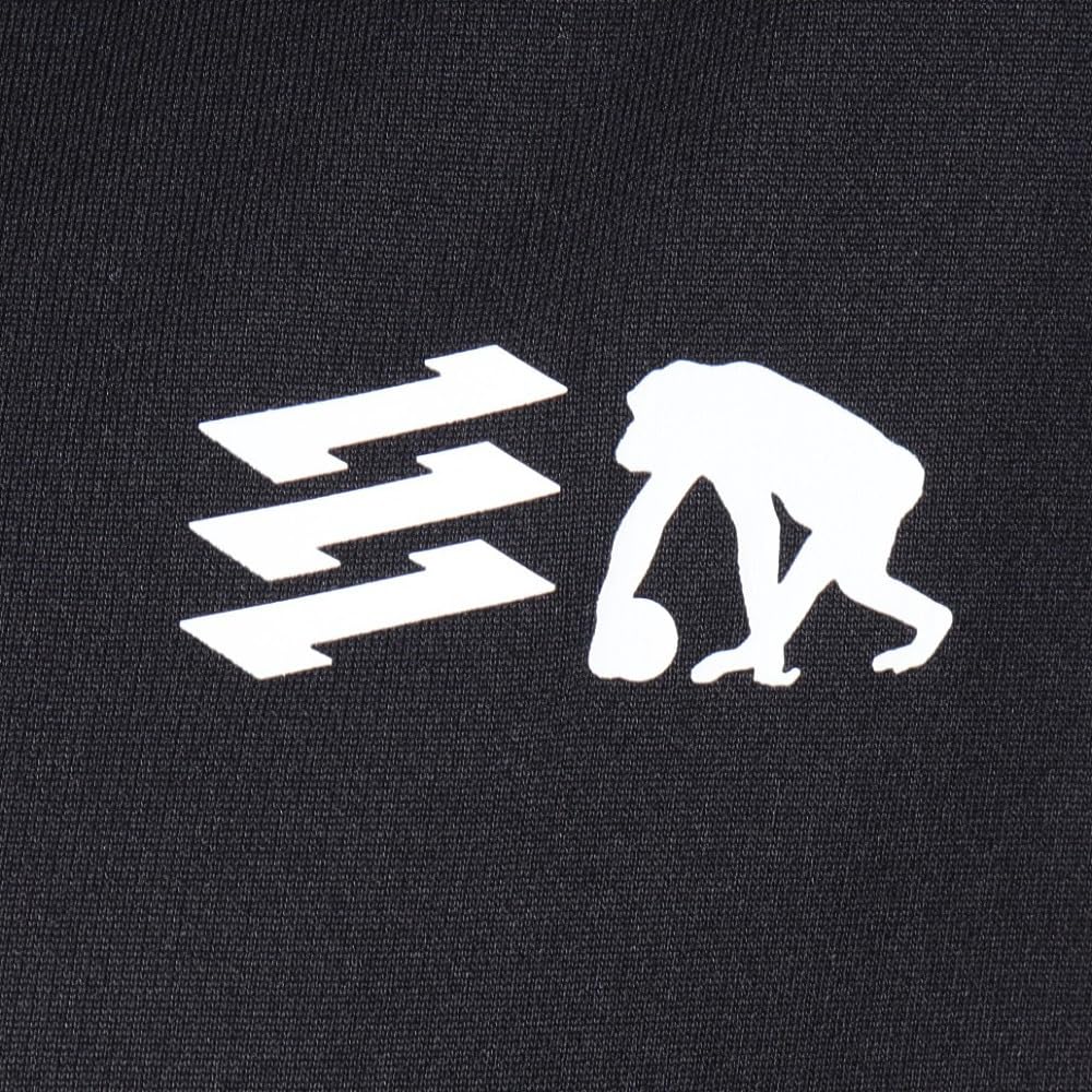 EGOZARU Basketball Wear One-Point Dual Logo Sleeveless Shirt EZSS25UNT001C001 (Black/L/Men's, Women's)