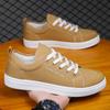 2025 New Men's Plus Size Sports Board Shoes, Fashionable Lace Up Casual Canvas Shoes, Versatile and Lightweight Single Shoes