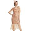 2023 European Retro Gatsby Sequin Tassel Evening Gown - 1920s Theme Party Dress