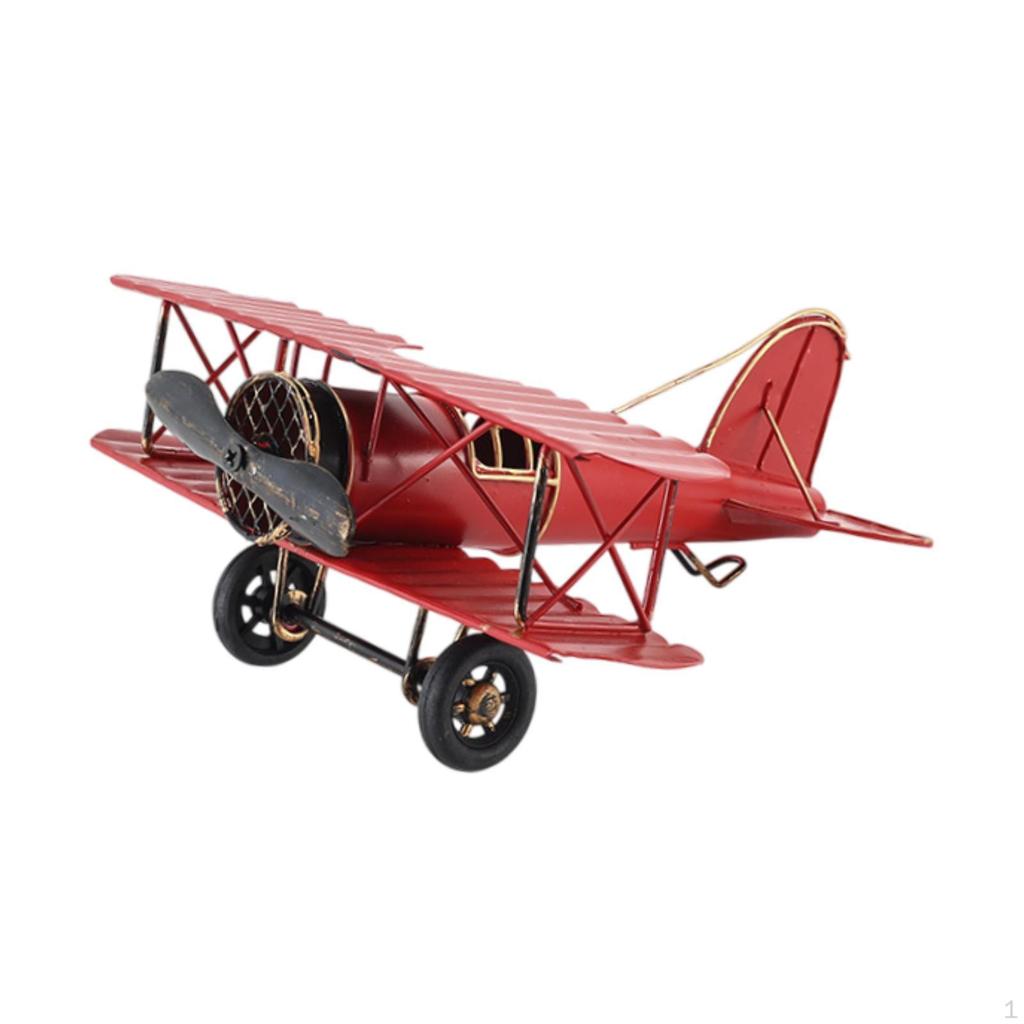 Flugzeug Metall Flugzeug Retro Geschenke Dekoration Großes Souvenir Segensdecke für Eingang