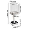 Plastic Toothbrush Holder with Cup Drainage Toothpaste Countertop Organizer  Bathroom