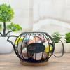 Sturdy Coffee Organizers Basket In Elegant Designs Featuring Dustproof Lid Portable Accessory for Home or Office Use