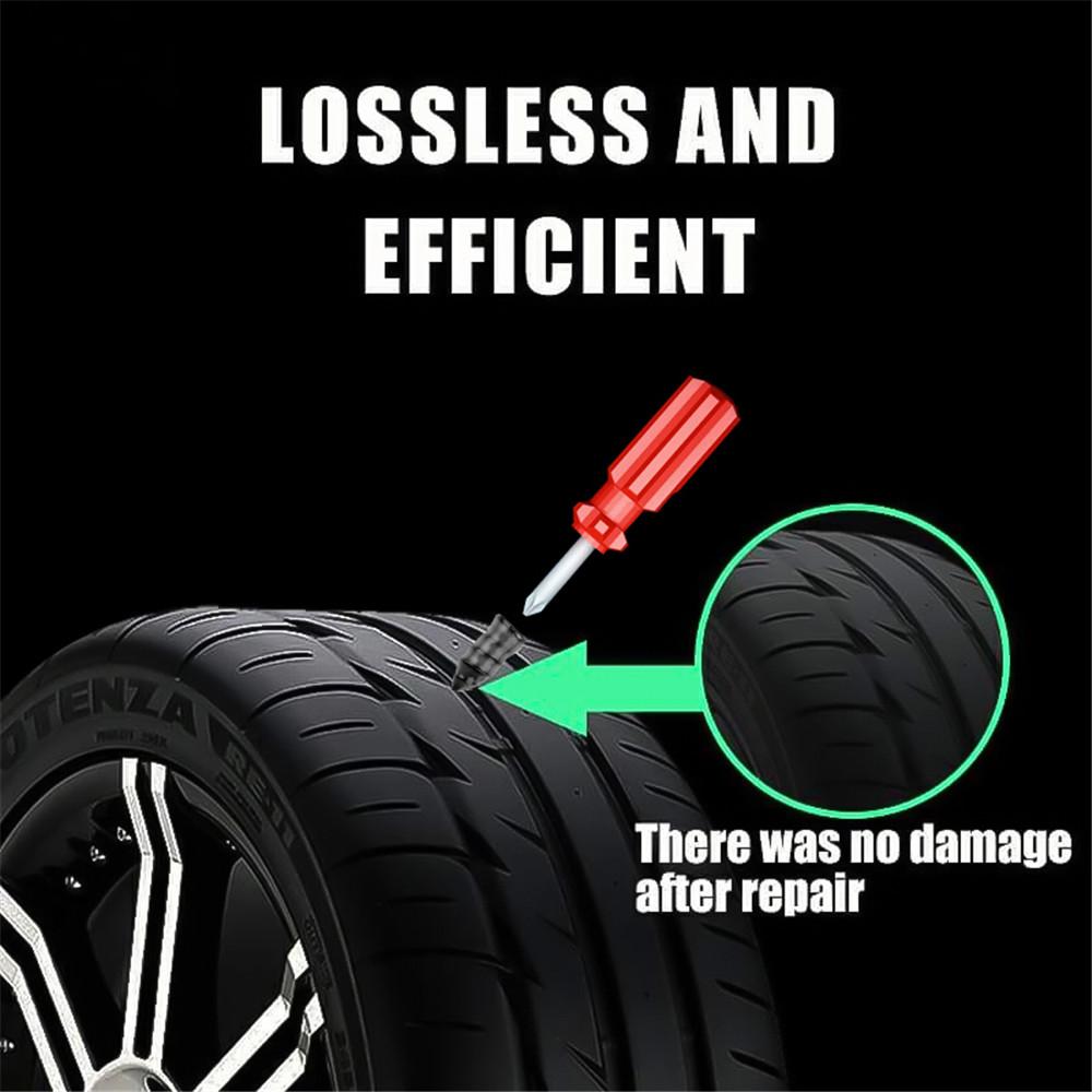 10 חתיכות תיקון צמיג Tubeless ציפורן גומי פנצ'ר צמיג ואקום כלי תיקון מהיר לרכב משאית אופנוע אופניים תיקון צמיגים בשירות עצמי