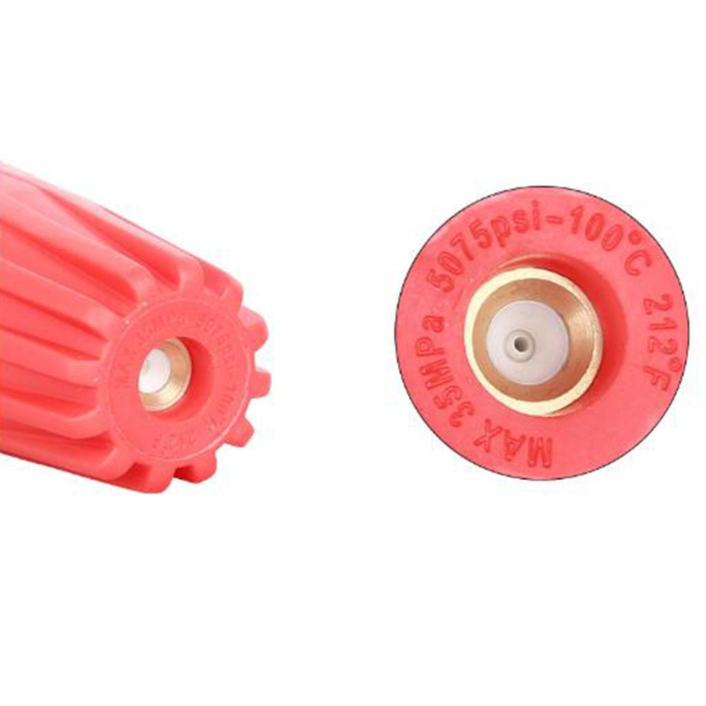 5000psi 350kg Ultra-high Pressure Cleaning 360° Rotating Lotus Nozzle with Multiple Aperture Brass Rotory Turbo Nozzle