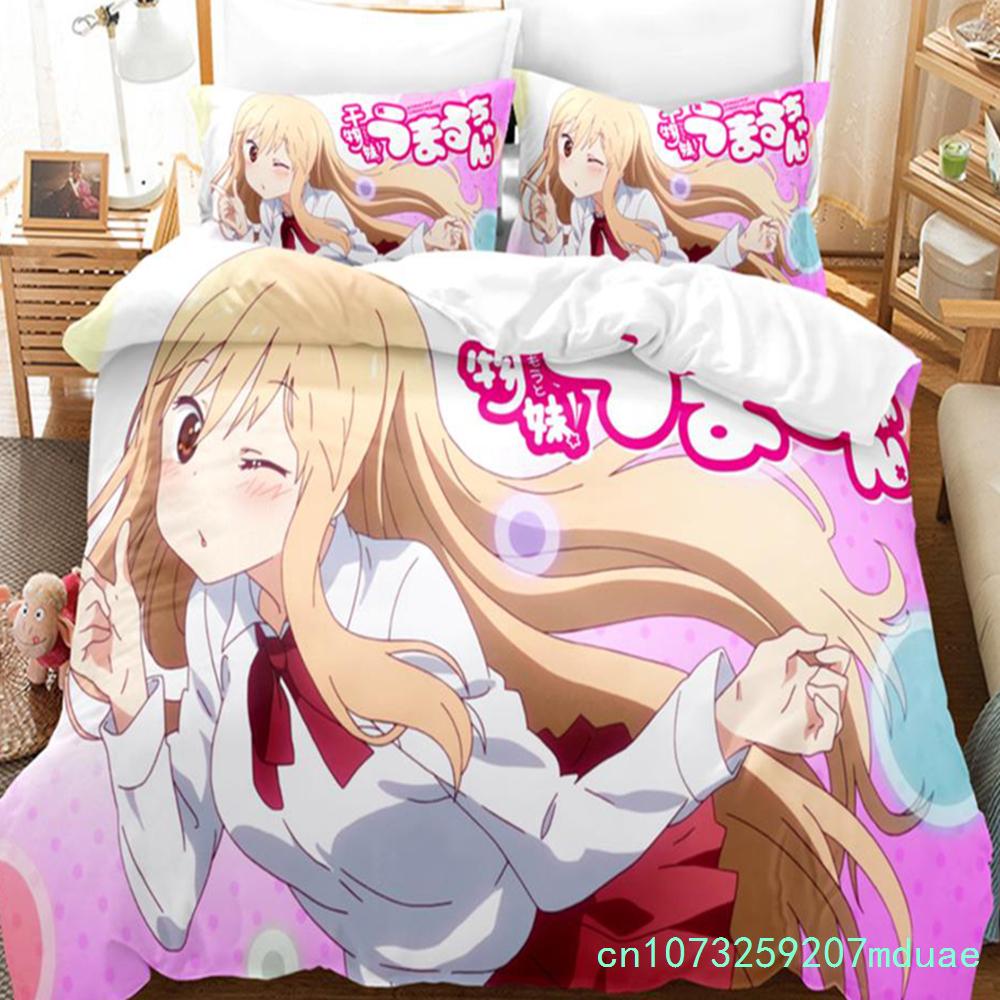 New Anime The Himouto! Umaru-chan Bedding Sets Duvet Cover Set With Pillowcase Twin Full Queen King Bedclothes