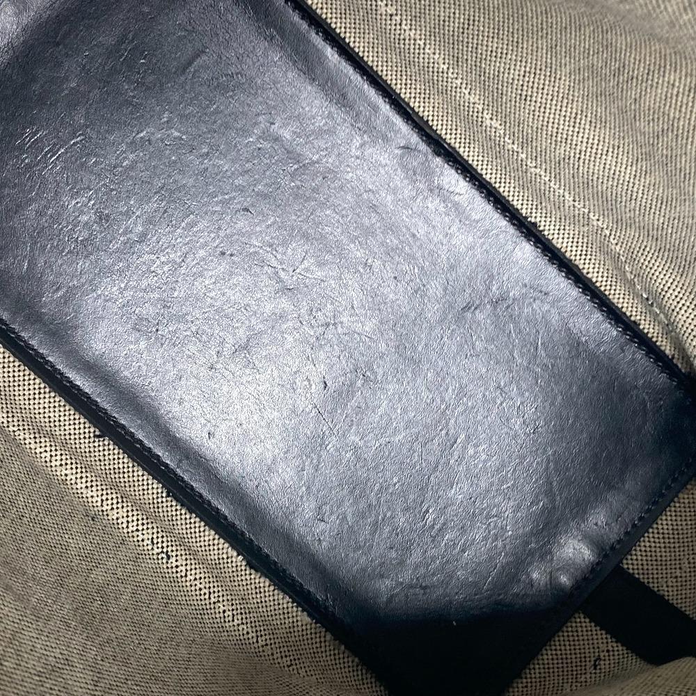 HERMES Corlule 25 Bag Shoulder Bag Tote Bag Toile H / Coating canvas Black/gray