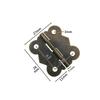 10pcs set Door Hinges Bronze Cabinet Drawer Jewelry Box Decorate Hinge for Furniture Hardware