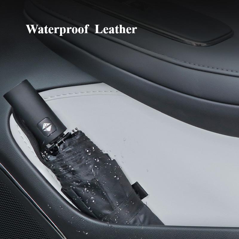 For GAC Aion SMAX S Plus S Car Door Slot Storage Pad Leather Door groove Protective Mats Storage Barrel Interior Accessories