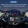 5-inch Wireless CarPlay Android Auto Navigation Waterproof for Motorcycles