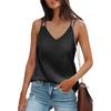 Summer Ladies Casual Color Sleeveless Camisole T-Shirt Tops For Women