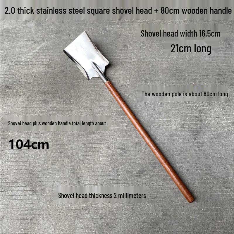 

Jingyuheng Stainless Steel Square Kitchen Spatula with Wooden Handle