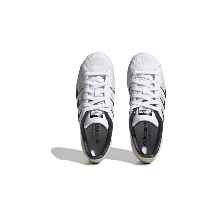 Adidas Originals Superstar Casual Versatile Low-Top Kids Sneakers Kids sneakers Off-White HQ8730