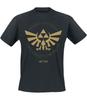 Hyrule Crest T-Shirt Mens Womens Tees Top Black  Men Short Sleeve Round Neck 100% Cotton