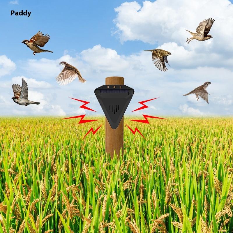 

1 шт. Отпугиватель птиц для улицы Солнечные отпугиватели животных с 13 видами воспроизведения звука Отпугивание животных Сигнализация Отпугиватель 1