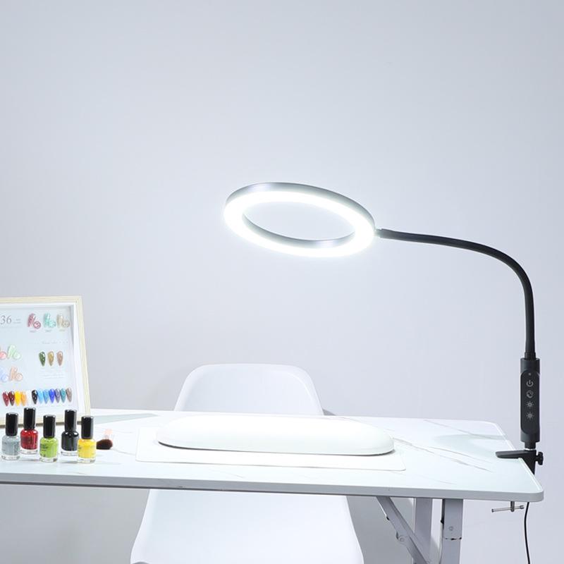 LED Super Bright Nail Art Desk Lamp Clip-On for Beauty Salon, Eyelash Extensions, and Tattoo Lighting