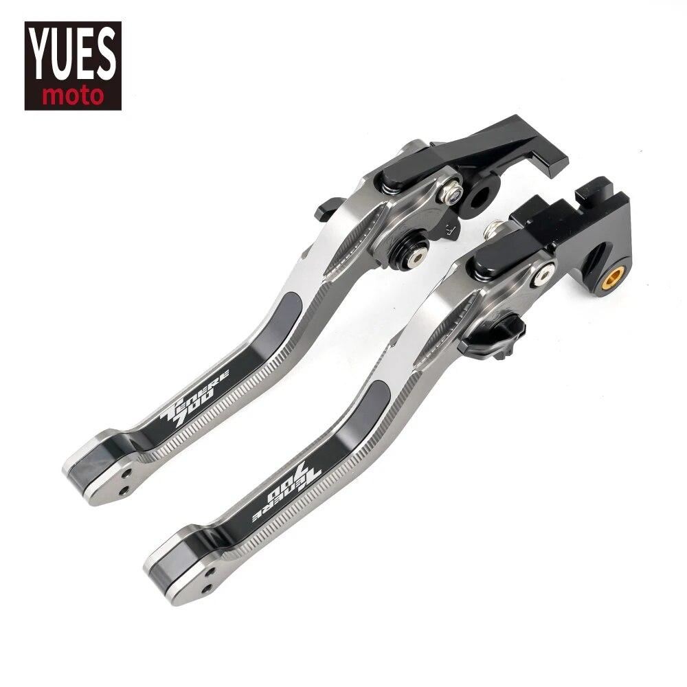 

Аксессуары для мототехники Короткие регулируемые рычаги тормоза и сцепления с ЧПУ 3D Rhombus Новые рычаги для Yamaha Tenere 700 Tenere700 серый