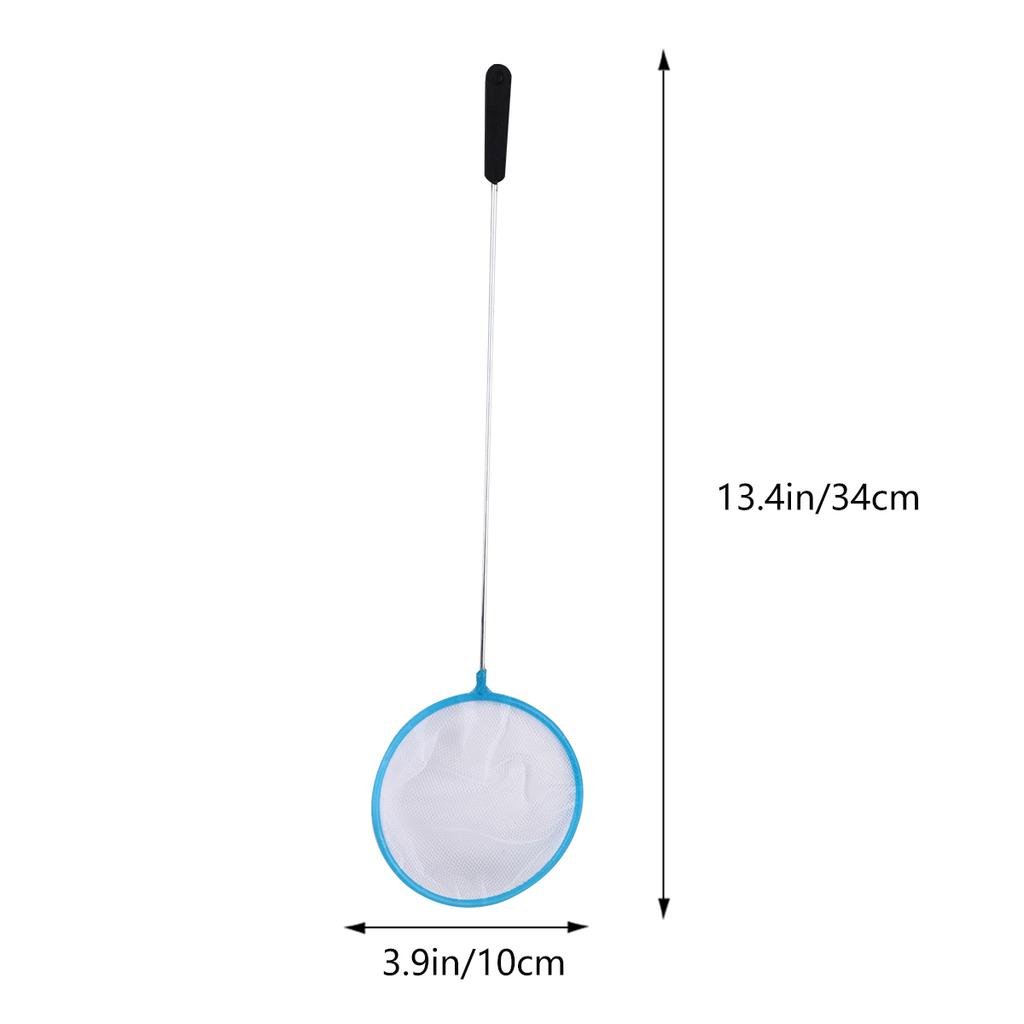 20Pcs Small Fish Net Round Design Thickened Handle High Bearing Capacity Aquarium Cleaning Tool Fishing Lure Accessories