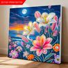 Bloeiende Bloemen Volledige 5D Doe-het-zelf Parel Edelsteen Kunst Diamant Schilderij Kits voor Volwassenen/Beginners Cadeau Idee Huisdecoratie 11.81x11.81in