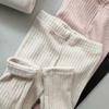Toddler Baby Girls Leggings for Kids Spring Autumn Threaded Cashmere Stretch Tight Pants
