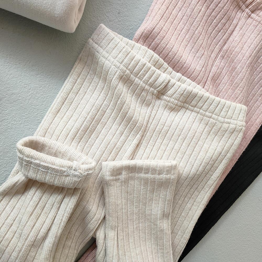 Toddler Baby Girls Leggings for Kids Spring Autumn Threaded Cashmere Stretch Tight Pants