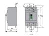 3P Plastic Case Circuit Breaker DZ20Y-100/3300, Three-Phase 380V Air Switch, 100A