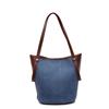 Casual large-capacity bag women's 2025 new summer versatile denim shoulder bag popular popular child and mother bucket bag