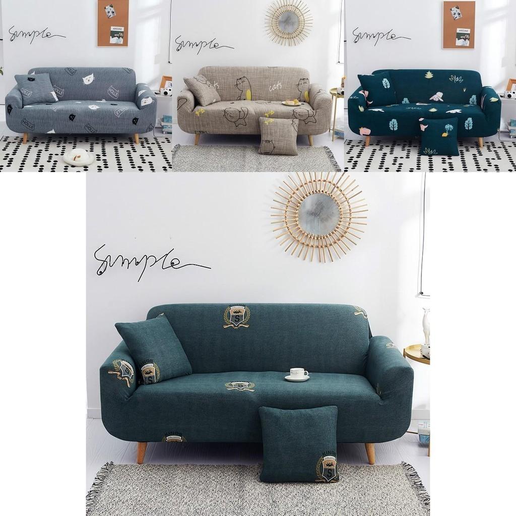 Luxurious Geometric Flower Pattern Slipcover For Sofas Offering Excellent Fit And Comfort