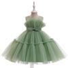 Baby Girls Ruffles Party Dress Elegant 3 8 Year Fluffy Evening Princess Birthday Kids Dresses For Girl Wedding Children Costume