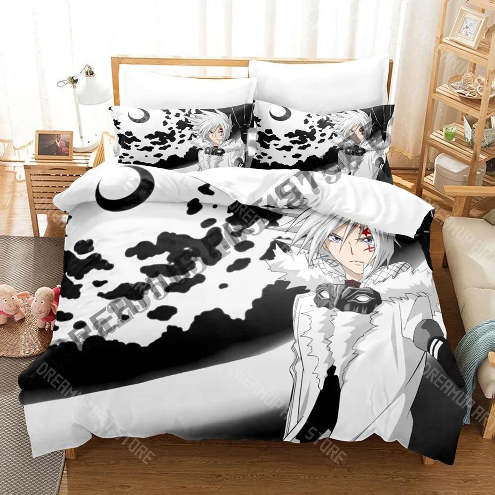 3D Print D Gray Man Bedding Set Single Twin Full Queen King Size Bed Set Adult Kid Bedroom Duvetcover Sets Anime Bed Sheet