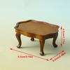 1:12 Dollhouse Miniature Vintage Lace Small Round Table Coffee Table Furniture Home Model Decor Toy Doll House Accessories
