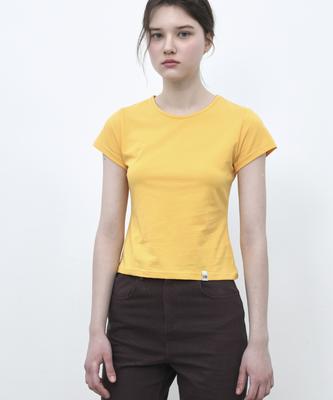 SO IR Crop T-Shirt - Yellow