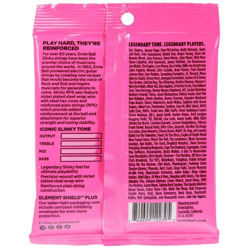 Genuine Ernie Ball 2239 Electric Guitar Strings (09-42) RPS Super Slinky Reinforced Plain Strings