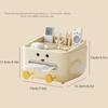 Dustproof Tissue Box with Lid Tissue Dispenser Storage Box Paper Towel Box  Desktop