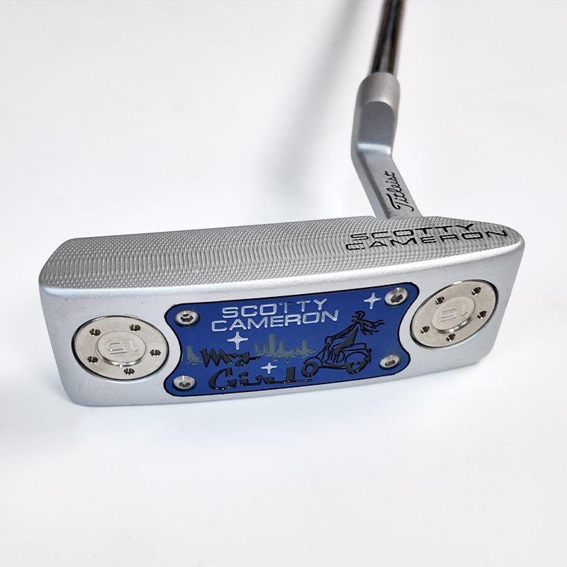 Scotty Blue Straight Shaft Putter with Headcover 32 inch